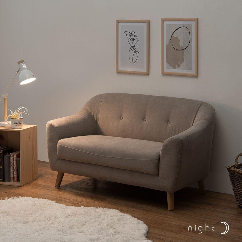 タイムセール中) ソファー 2人掛け おしゃれ コンパクト 肘掛け付き