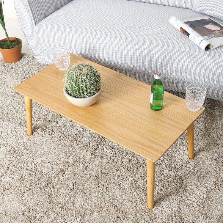 センターテーブル おしゃれ 幅80×奥行40×高さ32cm 長方形 ローテーブル