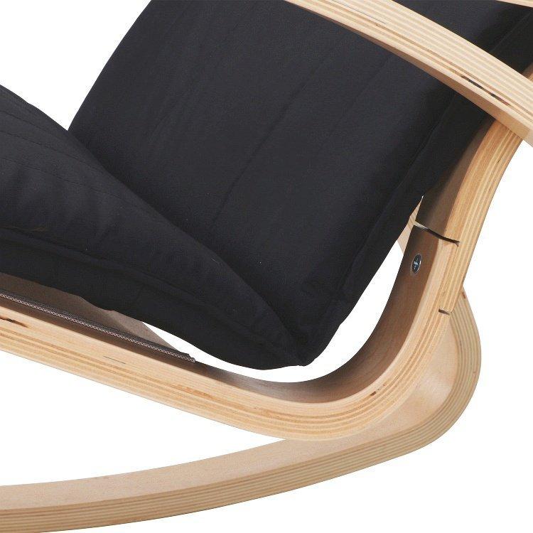 リラックスチェアー おしゃれ 幅67×奥行96×高さ90cm 椅子 木製 北欧 スリム ロッキングチェア｜furniturehappylife｜05