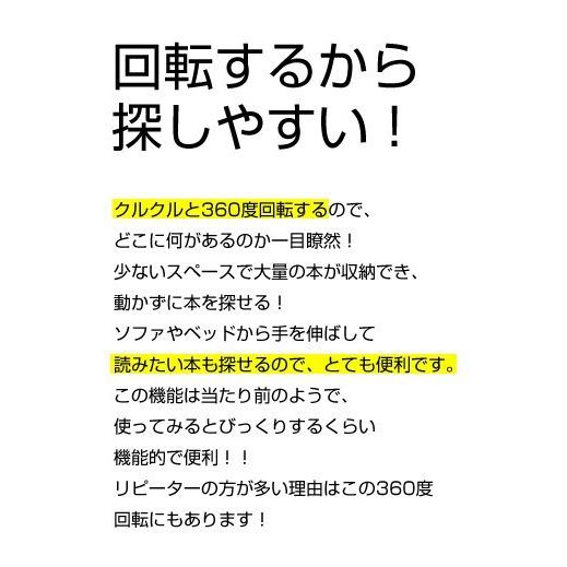 回転させる式の書物棚 回転させる喜歌劇仕合わせ 5段印字機 書物棚 回転させる 喜歌劇