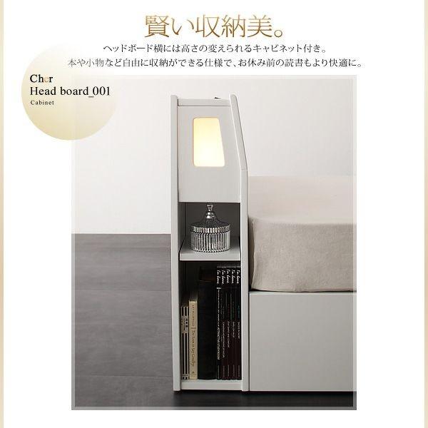 【希少】 ダブルベッド マットレス付き 国産カバーポケットコイル 収納付きベッド 【KUE1959525750】(68990円)