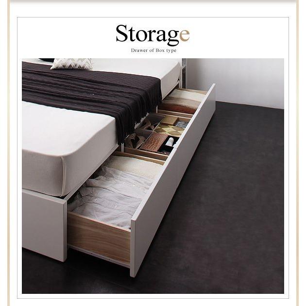 【希少】 ダブルベッド マットレス付き 国産カバーポケットコイル 収納付きベッド 【KUE1959525750】(68990円)