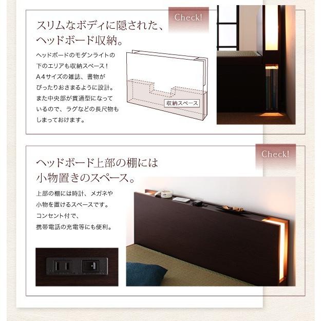 シングルベッド 畳ベッド 縦開き・ベッドガードなし 深さレギュラー 国産タイプ 大容量収納 ガス圧跳ね上げ式ベッド_10