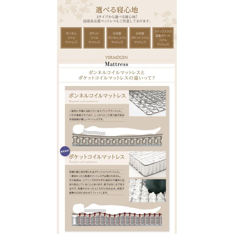(タイムセール中) キングサイズベッド ワイドK240(SD×2) ポケットコイルマットレス付き 連結ベッド_13