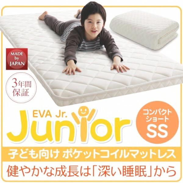 (タイムセール中) ベッドマットレス セミシングル ポケットコイル ショート丈 薄型・軽量・高通気 安眠マットレス