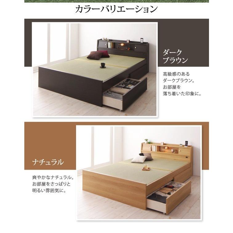 シングルベッド 畳ベッド 引出4杯付 棚・照明・コンセント付き｜furniturehappylife｜15