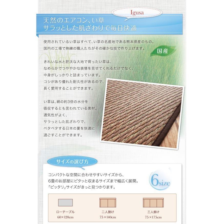 (タイムセール中) い草ラグ 約1.5畳 140×200cm おしゃれ 日本製 夏用 ラグマット