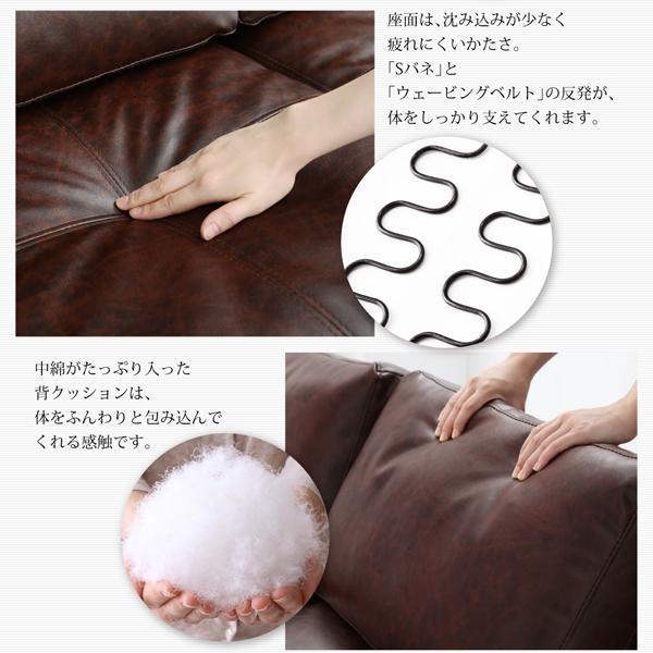 (タイムセール中) オットマン 足置き・スツール おしゃれ 合皮レザー 大型カウチソファ