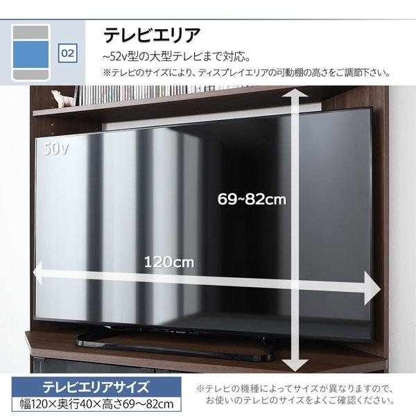 売り最激安 テレビ台 幅120cm おしゃれ 40型/43型/50型/52型 テレビボード