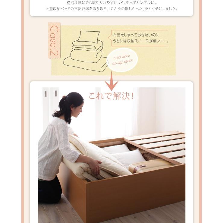 組立設置付 シングルベッド マットレス付き 薄型スタンダードボンネルコイル 深さラージ すのこベッド_5