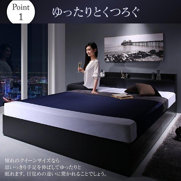 【タイムセール】 シングルベッド マットレス付き スタンダードポケットコイル 収納付きベッド 【7328491365】(25802円)