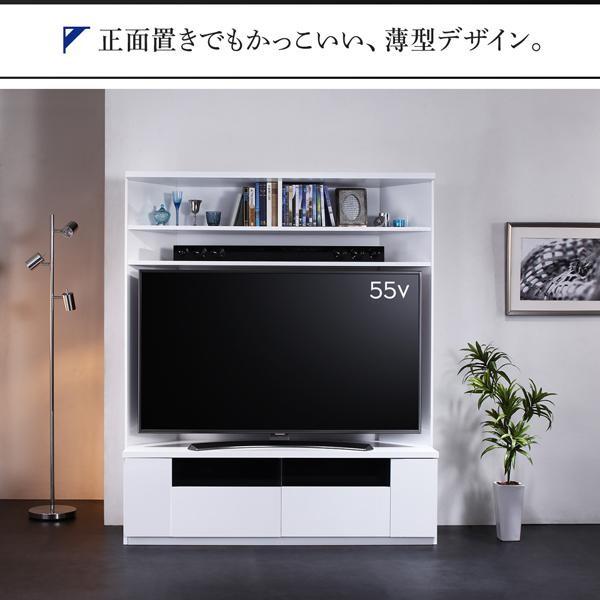 テレビ台 ハイタイプ おしゃれ 40型/43型/50型/52型/55型 引き出し収納 鏡面仕上げ コーナー テレビボード｜furniturehappylife｜07