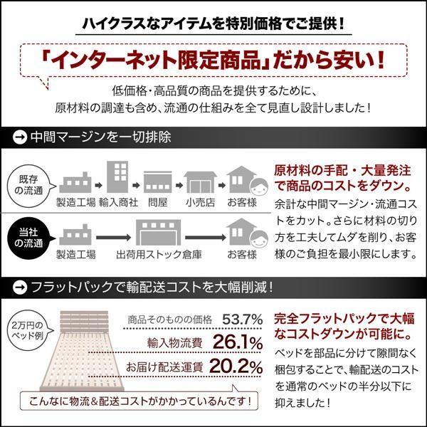 セミダブルベッド ベッドフレームのみ 引出しなし ロータイプ ベッド下収納 収納付きベッド