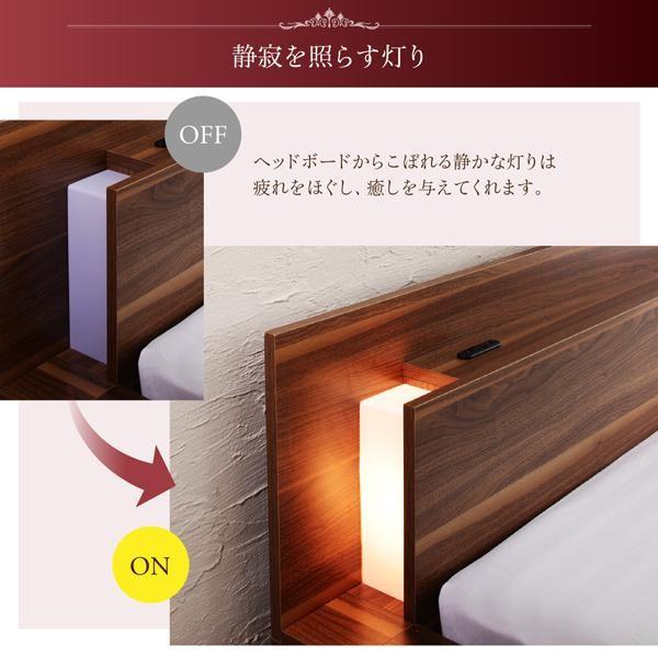 ダブルベッド マットレス付き スタンダードポケットコイル ローベッド