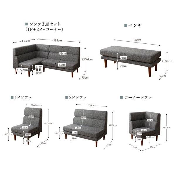 ダイニングベンチ 2人掛け 120cm おしゃれ 長椅子 ベンチシート_2