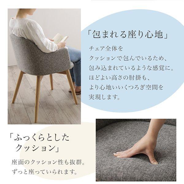 ダイニングチェアー 1脚 おしゃれ ソフトレザータイプ まるみが優しい北欧 食卓椅子_3