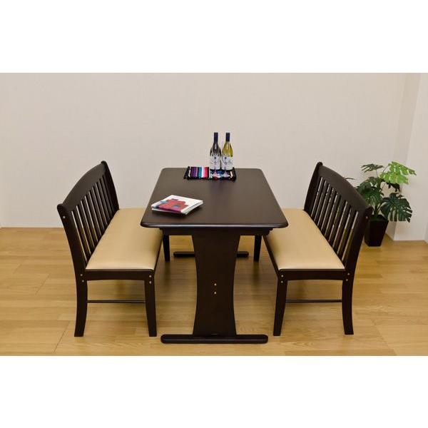 タイムセール中) ダイニングベンチ おしゃれ 背もたれあり 102cm