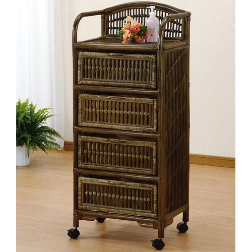 籐ランドリーボックスチェスト 4段 e52b 籐家具 籐 ラタン家具 ラタン