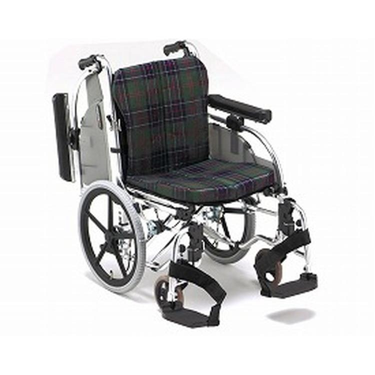 介助用 アルミ製セミモジュール車いす AR-901 / 前座高46cm 座幅42cm S-2 1