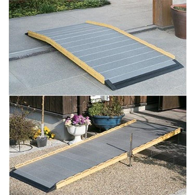 最安値 車いす用スロープ 段ない ス ロールタイプ 630 100 長さ100cm 1 美しい Www Easydent Cl