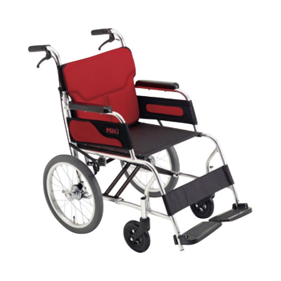 介助式車いす カル ン Mc 43rk ナイロン ペールピンク ラッピング無料 座幅42cm 1台