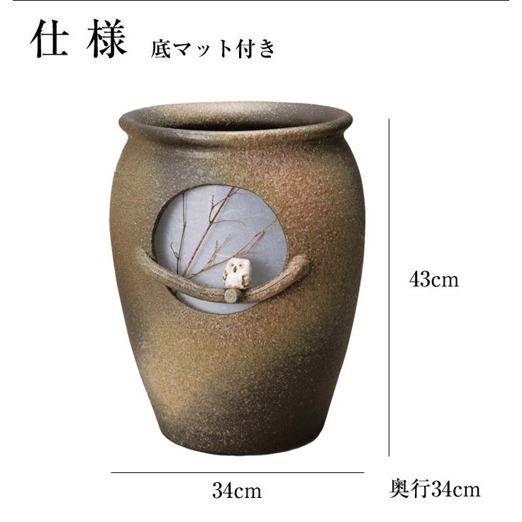 傘立て 陶器 屋外 日本製 信楽焼き 壺 大容量 錆びない 倒れ 傘立て 陶器 屋外 日本製 信楽焼き 壺 大容量 錆びない 倒れ
