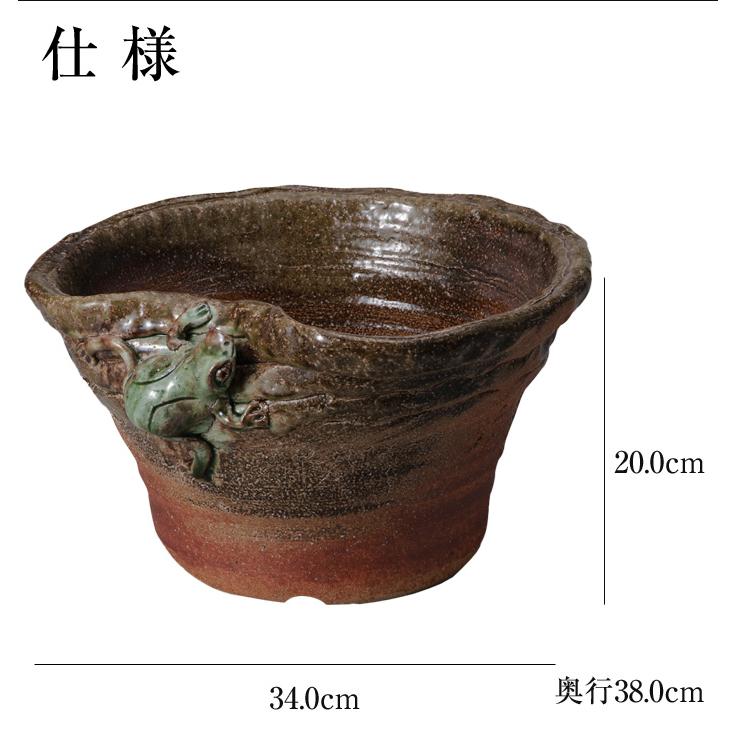 信楽焼 めだか鉢 陶器 日本製 金魚鉢 メダカ 鉢 インテリア 置物 信楽焼 めだか鉢 陶器 日本製 金魚鉢 メダカ 鉢 インテリア 置物
