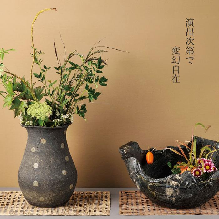 陶器 花瓶 28.0×26.5×高さ38.0cm 信楽焼 日本製 壺 和風 陶器 花瓶 28.0×26.5×高さ38.0cm 信楽焼 日本製 壺 和風