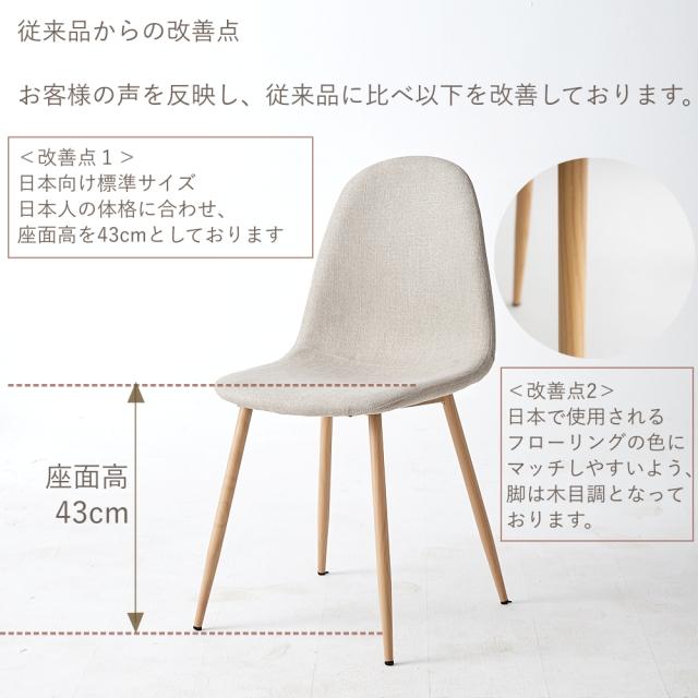 ダイニングセット 3点セット 2人用 イームズチェア 一人暮らし 正方形