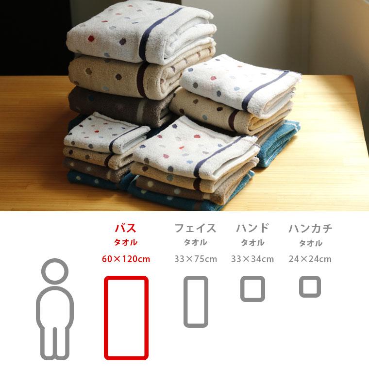 今治タオル「オプス」バスタオル（60×120cm）【七福タオル お風呂上り