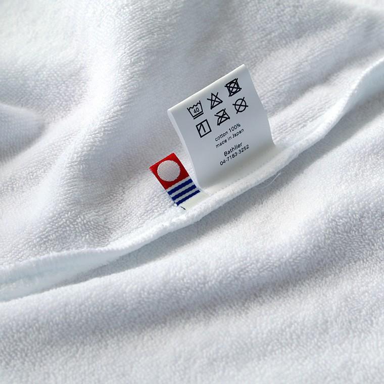 今治タオル（imabari towel） ホテル仕様 今治タオルの白いバスローブ