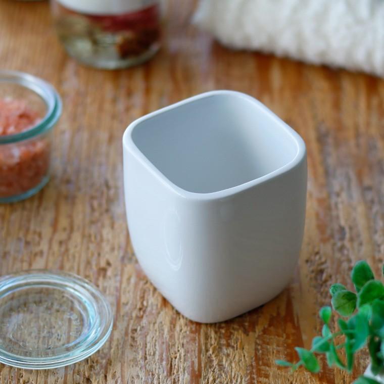 ホワイトキューブ」タンブラー【歯磨き コップ カップ サニタリー