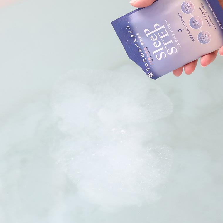 入浴剤「SLEEP STEP」ミルクバスパウダー【日本製 国産 エプソムソルト