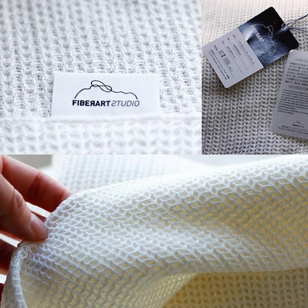 ブランケット／リネンコットンワッフルケット150×200（オフホワイト