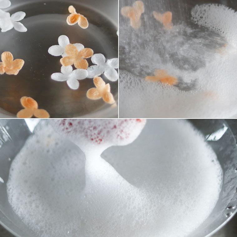 メール便】入浴剤「サンハーブ」バスコンフェッティバッグ（花びらの泡