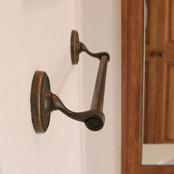 送料無料】タオル掛け／アンティークタオルバー 36 PB AN（Sサイズ