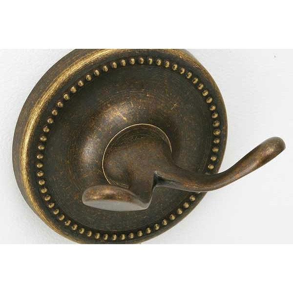 タオル掛け／アンティークタオルフック PB AN（古色）【タオルハンガー