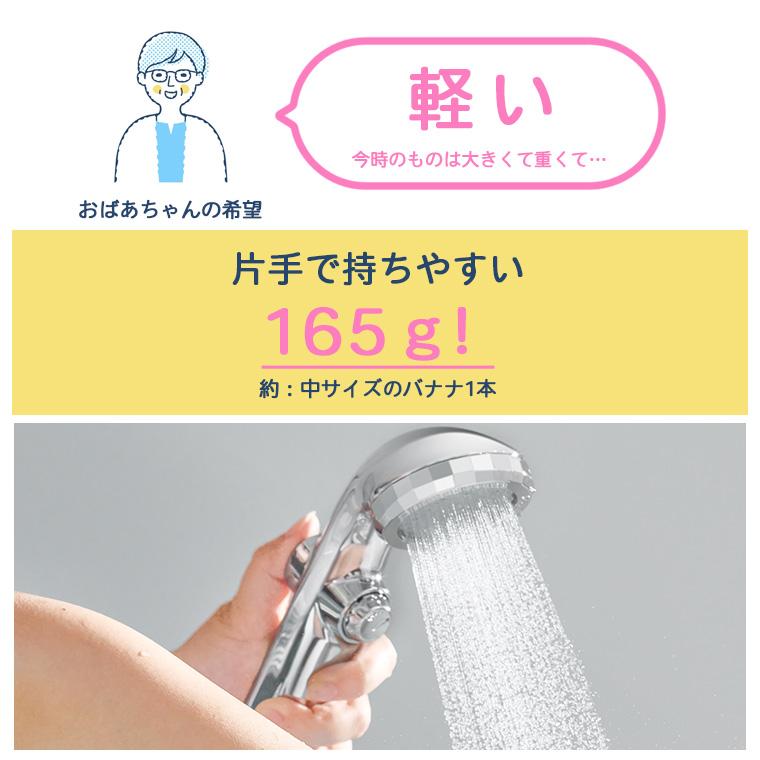 超節水・軽量ファインバブル・シャワーヘッド「アヴァンティリザイア