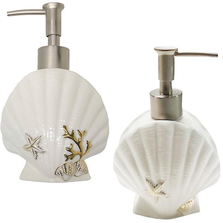 詰め替えボトル「ノーブルシェル」ソープボトル【ディスペンサー