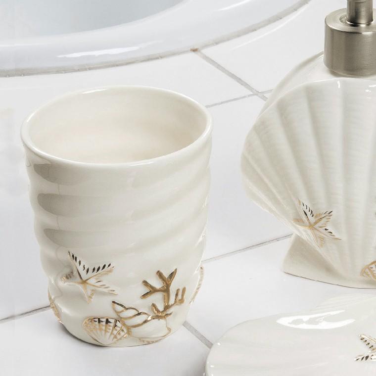 歯みがきコップ「ノーブルシェル」タンブラー【シェル 貝殻 高級感