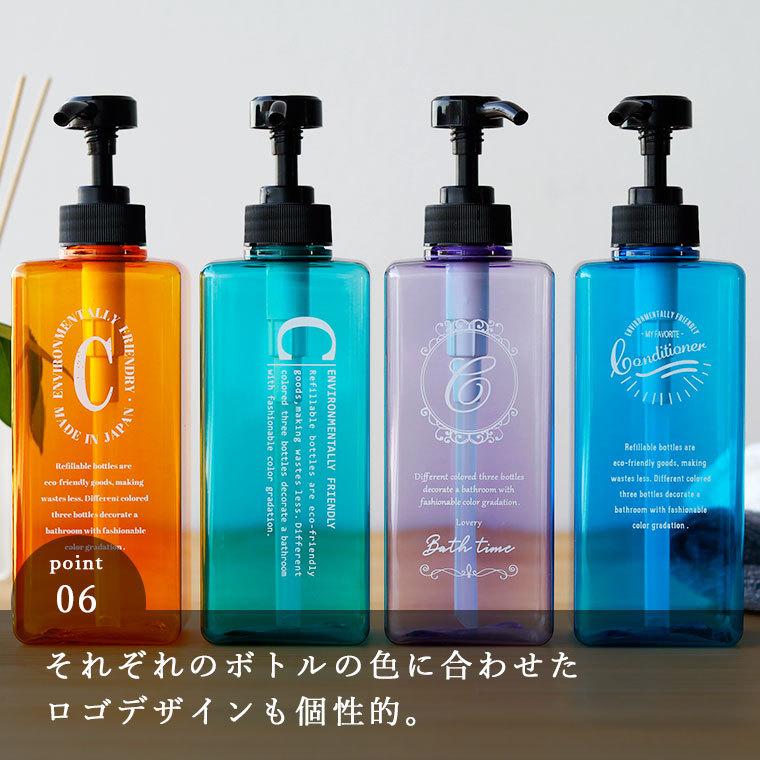 詰め替えボトル 日本製 シャンプーボトル ペコロ Pecolo 3本セット ディスペンサー シャンプーボトル おしゃれ セット 詰替えボトル シャンプー 詰め替え 1277 2615 お風呂のソムリエshop 通販 Yahoo ショッピング