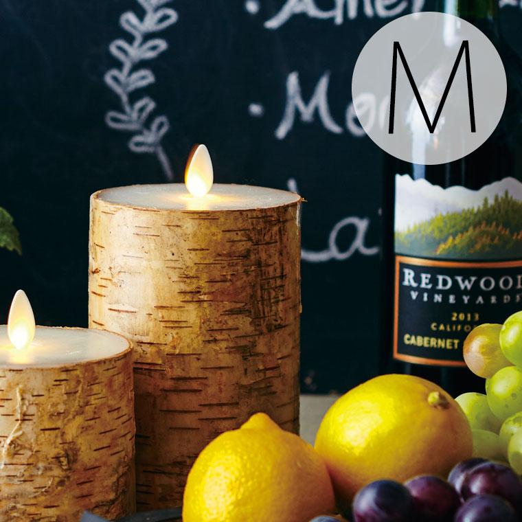 キャンドル「ルミナラ」バーチピラー3.5×6（M）[B0317-00-20