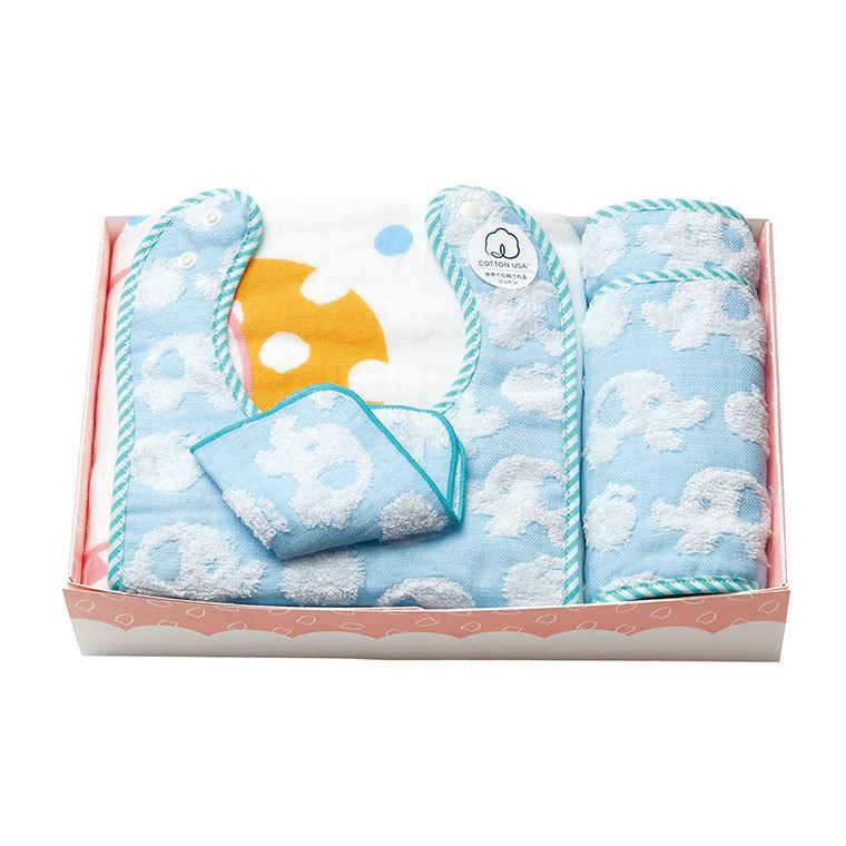 ギフトセット「onenne（オネンネ）」ベビー用品4点セット（バスタオル 