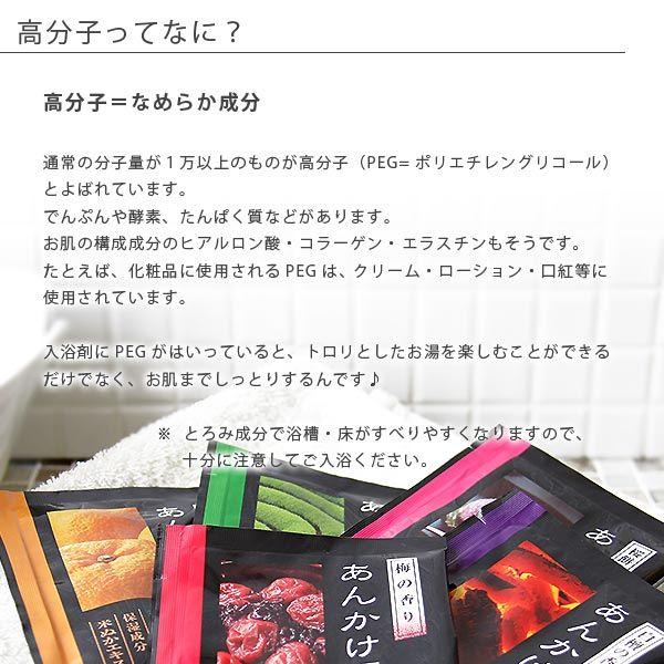 入浴剤「あんかけ湯 10包セット（5種類x各2包」【入浴剤 にごり湯