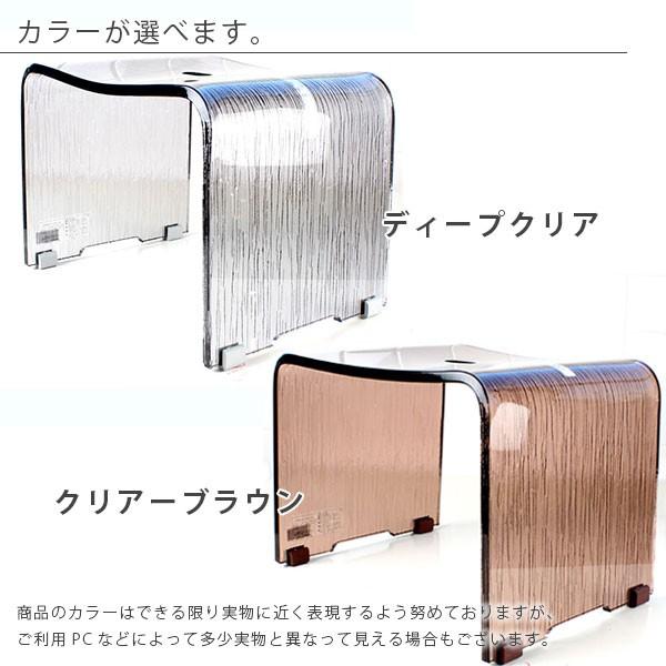 バスチェア「コルソ」バスチェア＆洗面器2点セット【アクリル バス