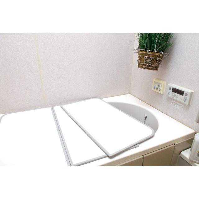 風呂ふた 東プレ オーダー 特注 組み合わせ 風呂ふた 奥行55〜70cm×間口96〜100cm 2枚割 風呂蓋 浴槽蓋 サイズ 日本製の画像