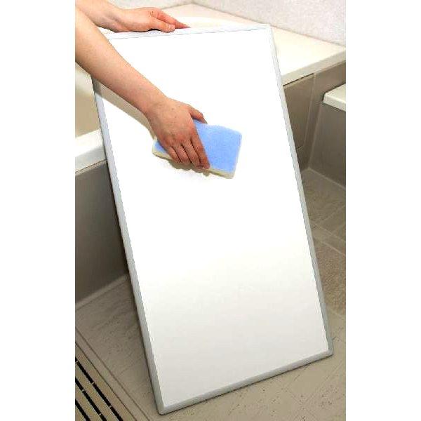 風呂ふた 73 × 118 cm ３枚割 東プレ ボードタイプの 風呂フタ 「 センセーション 」Ｌ12  両面ホワイト 風呂蓋 浴槽蓋 サイズ 送料無料の画像