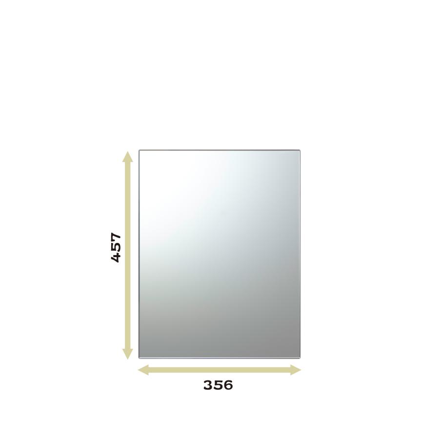 東プレ 【 公式 】 鏡 356 × 457 × 5mm 日本製 交換用鏡 N−4 / 浴室