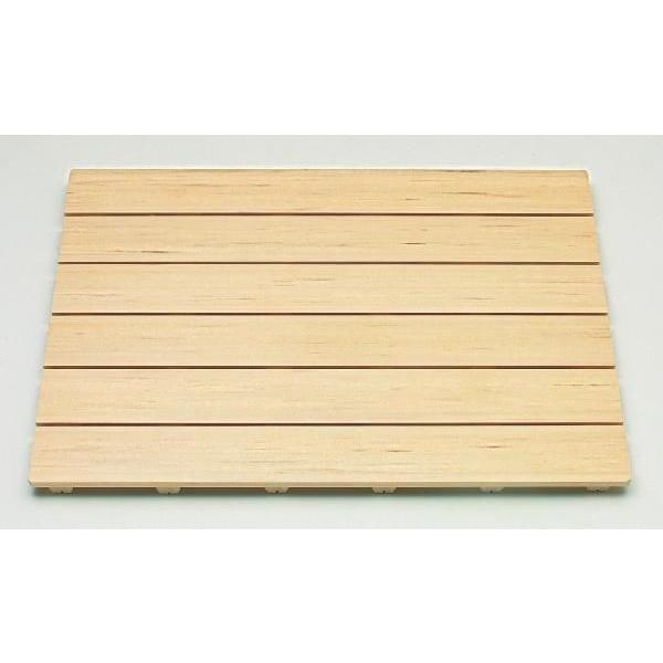 東プレ 日本製 木目調 スノコ 60 cm× 85 cm プラスチック お風呂 浴室