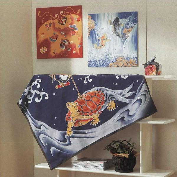 風呂敷 50cm 開運ふろしき 鯉の滝登り こいのぼり 日本製 お弁当